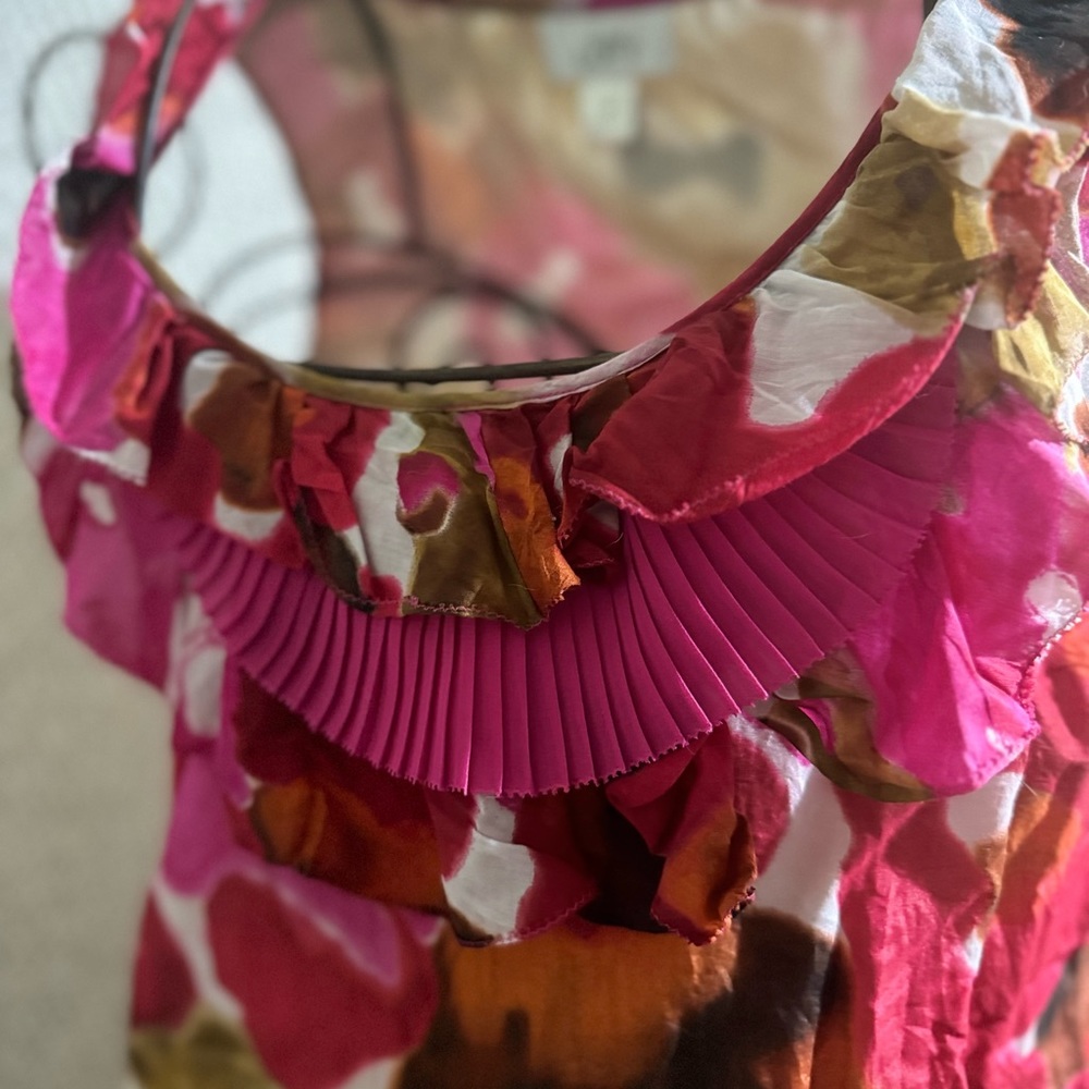 Ann Taylor Loft Sleeveless Flower Dress